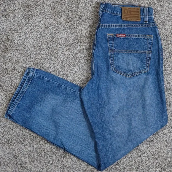 Vintage Polo Jeans Co Ralph Lauren Saturday Jean Womens 8x29 Blue Straight Leg - Picture 3 of 12